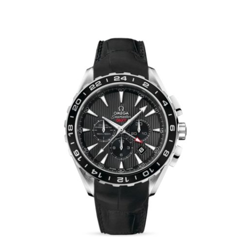 Omega Seamaster Aqua Terra 150M Co-Axial 44 GMT Chronograph Stainless Steel / Grey